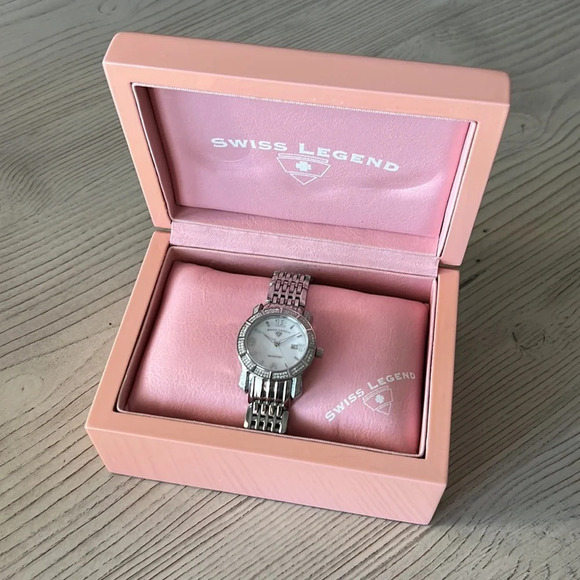 Swiss Legend Diamonds Swiss Movement Stainless Steel Sapphire Crystal Watch - Picture 2 of 10